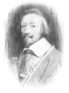 Phillipe de Champaigne : Le Cardinal de Richelieu (détail)