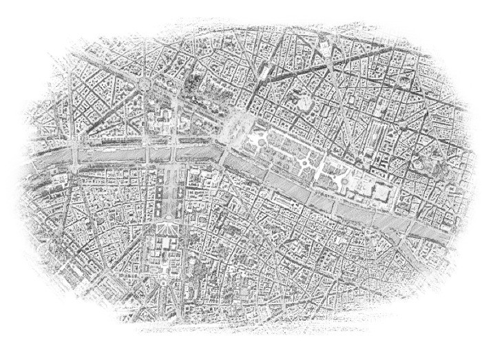 Paris, vue aérienne (crayon, format web)