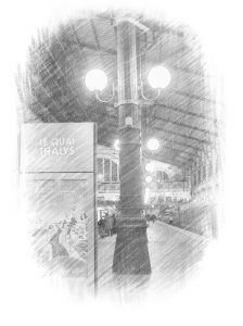 Le quai du Thalys